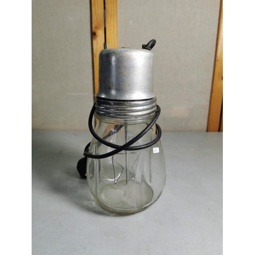 155 - Vintage glass electric powered butter churn, by Blow Churn England,  rare to be electrical usually m... 