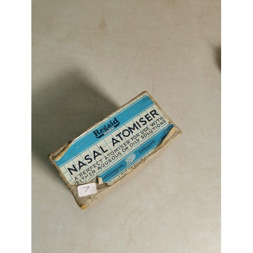 156 - Vintage boxed Nasal Atomiser by Regaid made for Boots Chemist complete, in good order complete with ... 