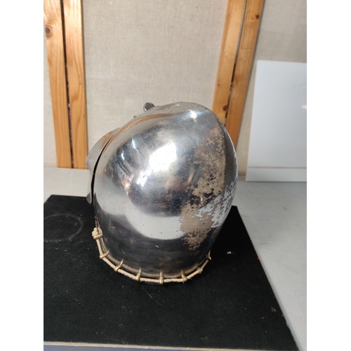 338 - Good quality reproduction knights pig helmet, helmet is made out of solid steel and is perfect for r... 