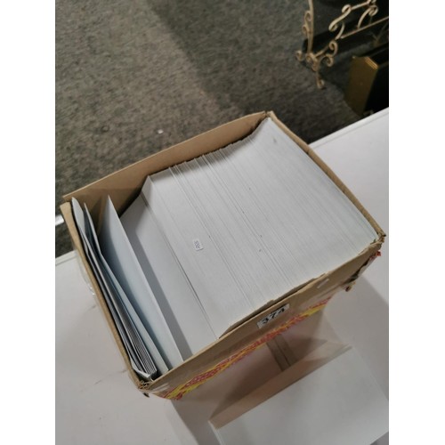 374 - Box with a large quantity of new envelopes the box has two layers 1000 plus