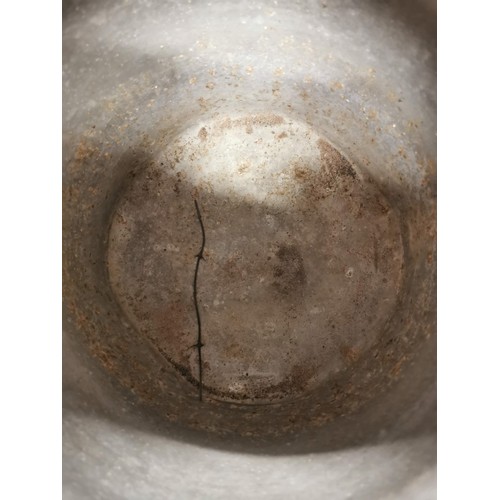 395 - Good quality metal galvanised milk churn missing lid, stands at 37cm high, base diameter of 32cm