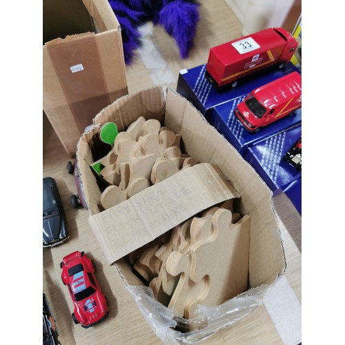 36 - Quantity of diecast vehicles inc London Black Cab, Landrover defender, tipper truck, roller etc by v... 