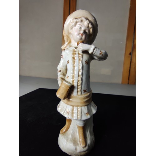 74 - 3 good antique figures which includes an antique German figure in the style of Gerbruder Heubach of ... 