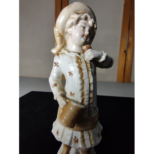 74 - 3 good antique figures which includes an antique German figure in the style of Gerbruder Heubach of ... 