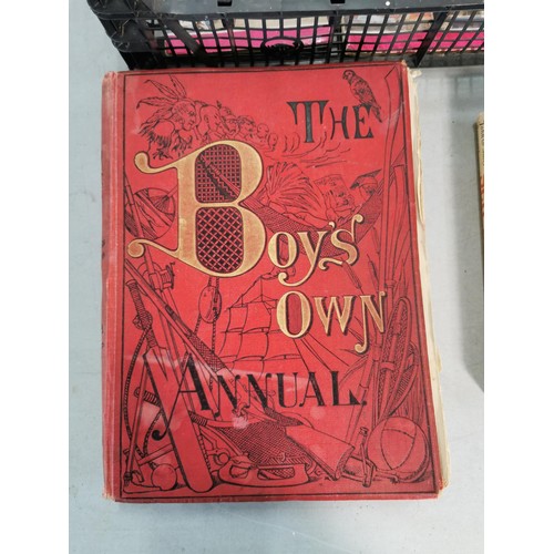 54 - Antique 1898 - 1899 Boys Own Annual containing all the books for the full year, along with welsh ord... 