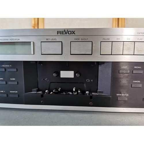 119 - A Revox B215 professional cassette deck. Fully restored, in full working order complete with power c... 