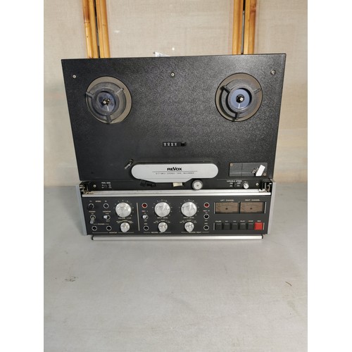 123 - A Revox B77 mkII high speed reel to reel tape deck stereo recorder, in full working order completely... 