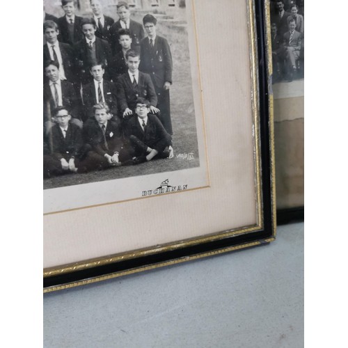 133 - Collection of 6x vintage framed and glazed photos inc Westcliff High School for Boys 1963-64 along w... 