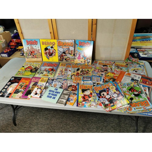 126 - Large collection of Beano comics and Annuals dating from 2014 - 2017 all in good order and stored co... 