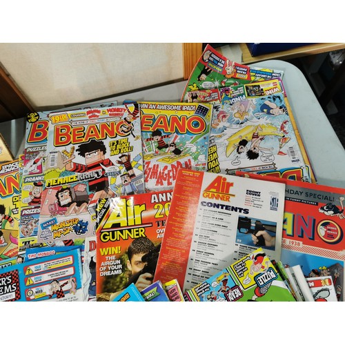 126 - Large collection of Beano comics and Annuals dating from 2014 - 2017 all in good order and stored co... 
