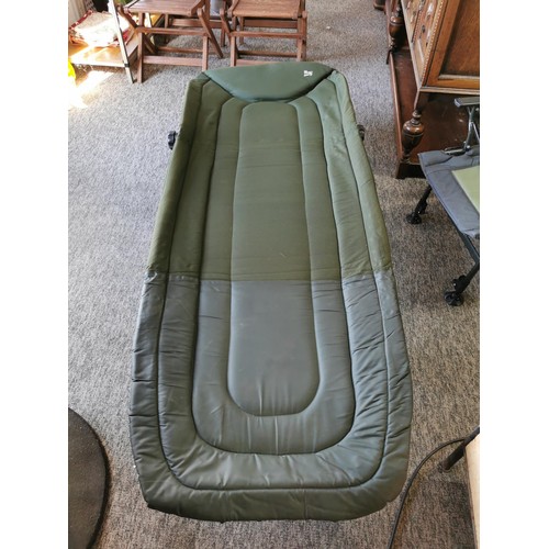 369 - A Nash Outlaw fishing bed/chair along with a WSB Tackle fishing chair both in good order