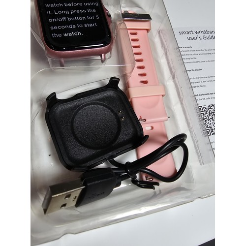 270 - A brand new smart watch in pink. Will measure your sleep, heart rate, exercises, etc.