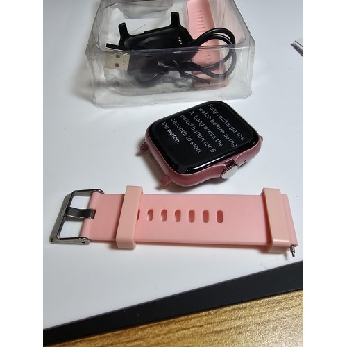 270 - A brand new smart watch in pink. Will measure your sleep, heart rate, exercises, etc.