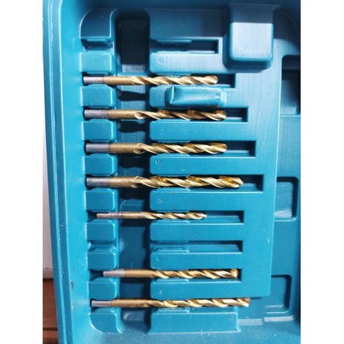 387 - A cased Boschmann double drill set with accessories comes with one battery and a charger