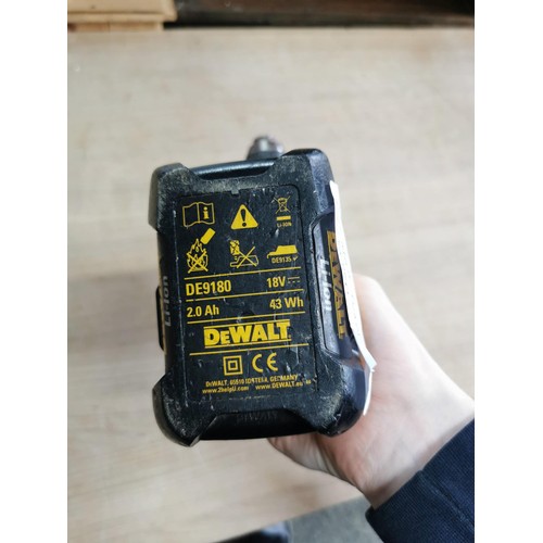 391 - DeWalt hammer drill with battery fully charged and working missing its charger