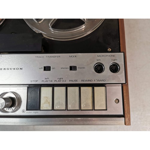 122 - A vintage Ferguson solid state stereophonic reel to reel recorder, complete with power cable comes w... 