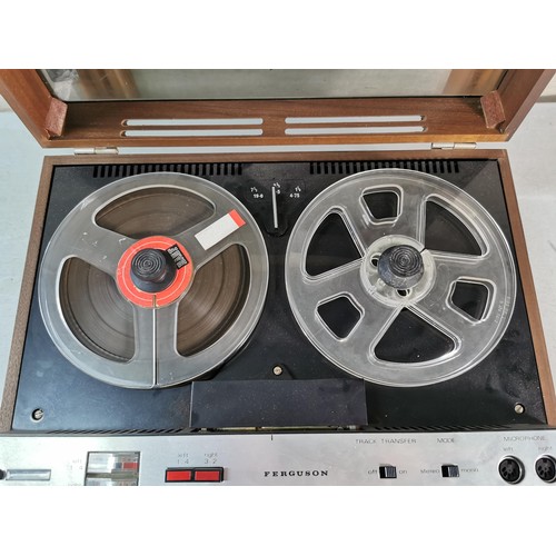 122 - A vintage Ferguson solid state stereophonic reel to reel recorder, complete with power cable comes w... 