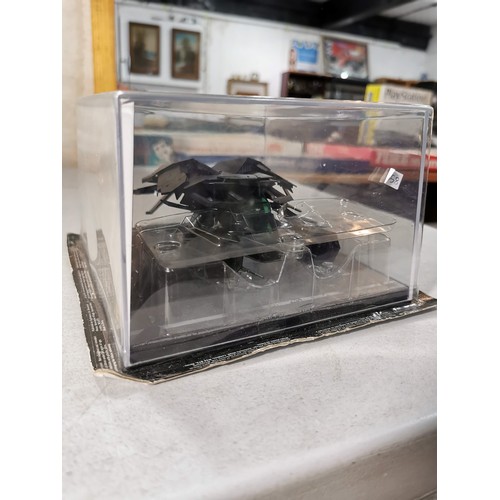 144 - 11x Eaglemoss Batman diecast model car with diorama in original display cases and all complete with ... 