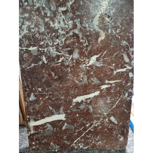 452 - Large Slab of Genuine Turkish Marble ideal for a counter top, table top, wash stand etc, the slab is... 