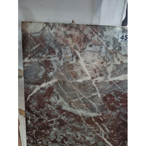 452 - Large Slab of Genuine Turkish Marble ideal for a counter top, table top, wash stand etc, the slab is... 