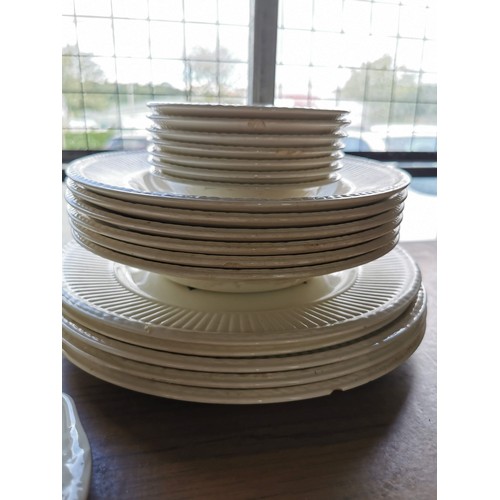 469 - A 26 piece rare Wedgwood Briar Rose part dinner set, having a pretty rose design to the centre inclu... 