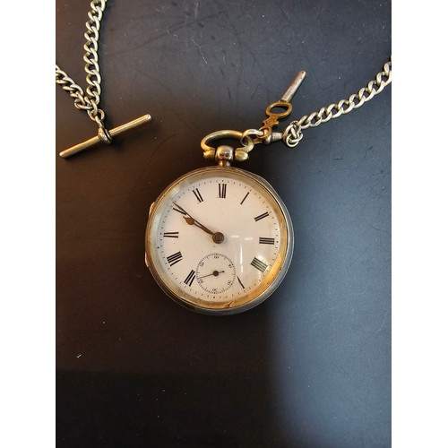 293 - A good quality antique hallmarked silver pocketwatch along with a goods hallmarked silver pocketwatc... 