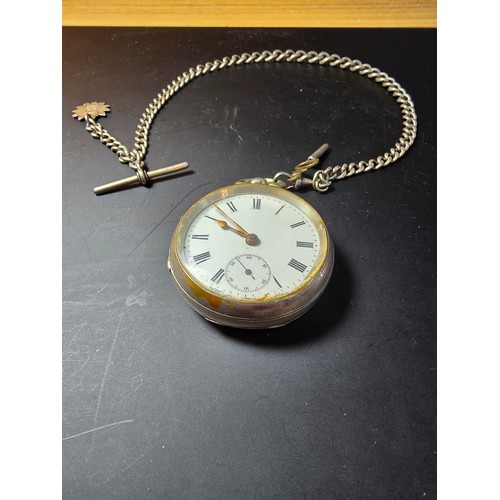 293 - A good quality antique hallmarked silver pocketwatch along with a goods hallmarked silver pocketwatc... 