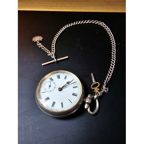 293 - A good quality antique hallmarked silver pocketwatch along with a goods hallmarked silver pocketwatc... 