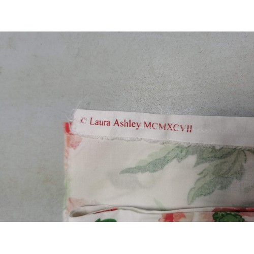 458 - 3x matching Laura Ashley Curtains with a floral design on each in good clean condition with no holes... 