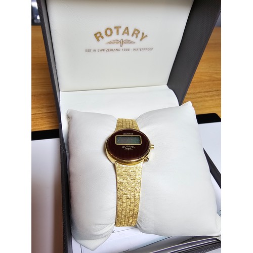 280 - A large collection of 6 rotary wrist watches along with a vintage rare 2 dial watch by Medana, the r... 