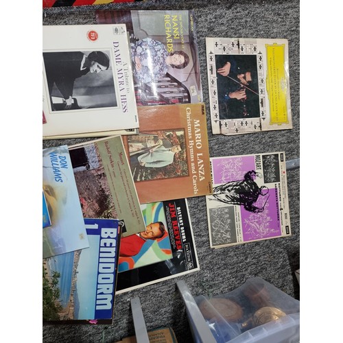9 - Large quantity of LP's inc Mozart, Jesse Rae, Jim Reeves etc along with a small quantity of CD's inc... 