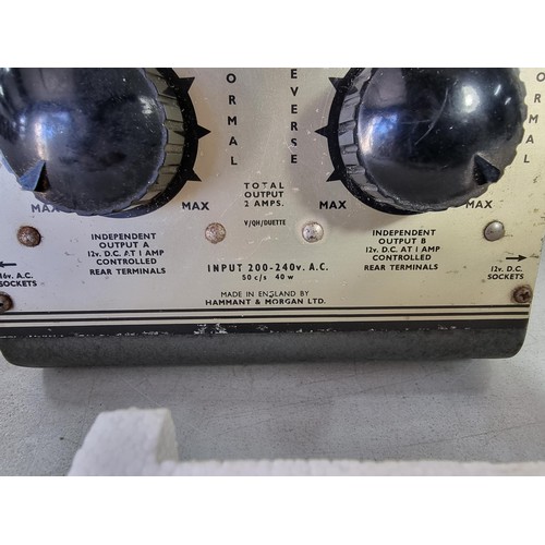 11 - Vintage Duette Power Unit by H&M twin supply power unit, complete with plug along with a model Hornb... 