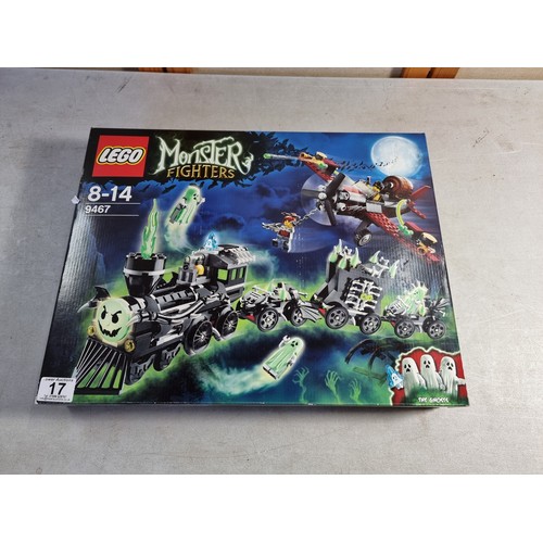 17 - Boxed Lego Monster Fighters No. 9467 in good order as new lego set complete with train