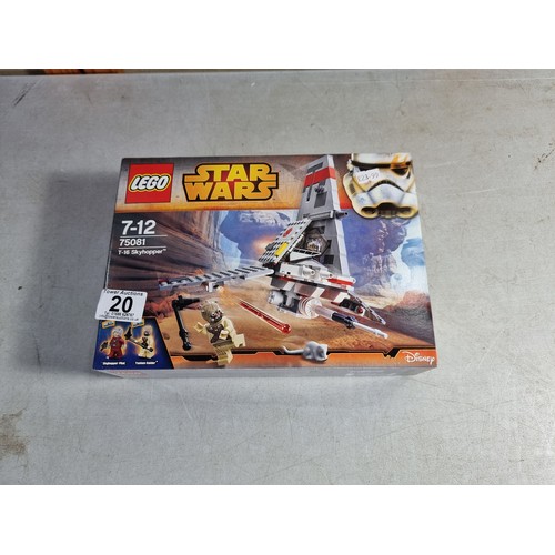 20 - Box as new Lego Star Wars No. 75081 in good order all pieces appear to be present