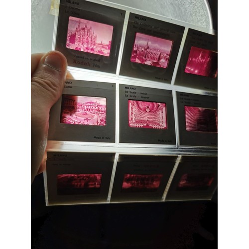 135 - Large collection of vintage slides of covering sights in Italy, Torquay and Plymouth all in good ord... 