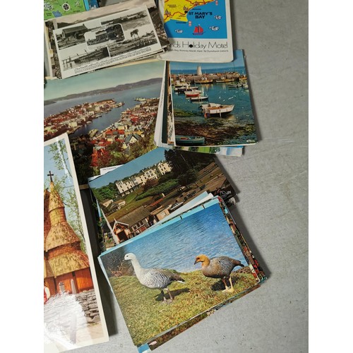 169 - Box containing a large quantity of postcards inc postcards from Scotland, Lake District, Wales along... 