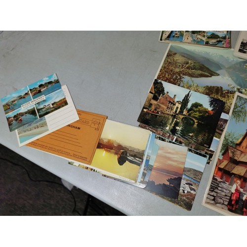 169 - Box containing a large quantity of postcards inc postcards from Scotland, Lake District, Wales along... 