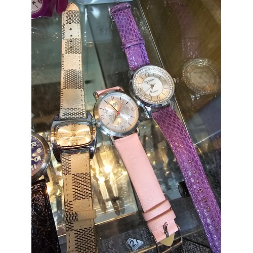 170 - A large collection of various wristwatches, mostly ladies to include some new and sealed watches mos... 