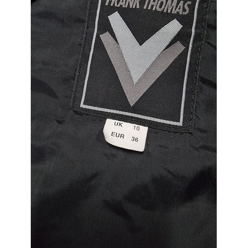 133A - Good quality ladies Frank Thomas motorcycle ware in good order size 10, trousers are hand signed by ... 
