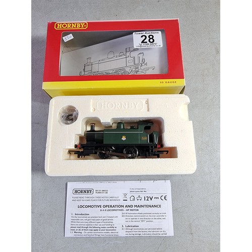 28 - Boxed Hornby 00 gauge R2665 0-4-0T Holden tank locomotive, in BR green livery with an early crest an... 