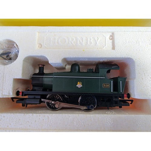 28 - Boxed Hornby 00 gauge R2665 0-4-0T Holden tank locomotive, in BR green livery with an early crest an... 