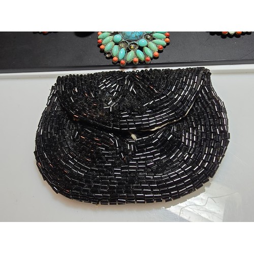 194 - A large quantity of various jewellery to include an ornate matching vintage turquoise and coral neck... 