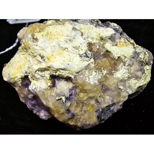 232 - A collection of 6 pieces of very rare genuine Blue John fluorite specimens which came from the Derby... 