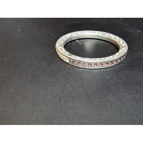 214 - A bundle of jewellery to include Pandora 925 Silver ring, an Antique hallmarked Silver sweetheart br... 