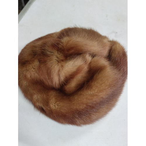 9 - Collection of 1960's vintage furs inc a Bear fur shawl with fastening clip, a 1960's brown Mink full... 