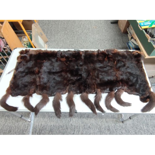 9 - Collection of 1960's vintage furs inc a Bear fur shawl with fastening clip, a 1960's brown Mink full... 