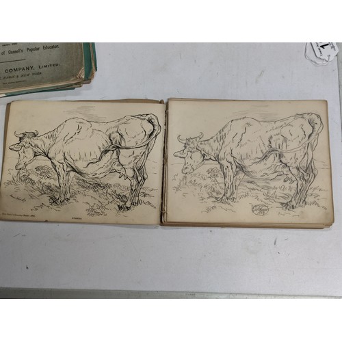 10 - Collection of vintage drawing books on teaching you how to drawer inc 4x Dessin Pour Tous Methode Ca... 