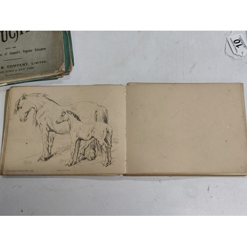 10 - Collection of vintage drawing books on teaching you how to drawer inc 4x Dessin Pour Tous Methode Ca... 