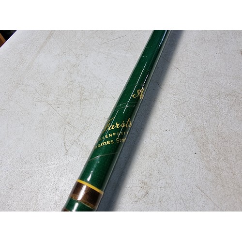 3A - A good quality green Davenport & Fordham 2 piece Avon rod, Farstrike, in 2 parts