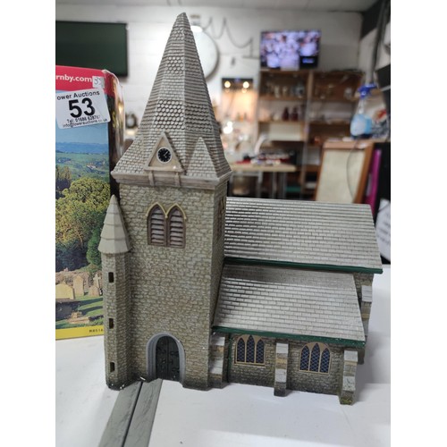 47 - Rare Hornby Skaledale R8516 St James' Parish Church - New in box - New old shop stock, highly detail... 